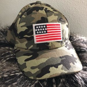 Collection XIIX Flag Patch Baseball Cap-Camo